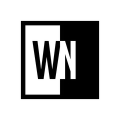 initial square half logo