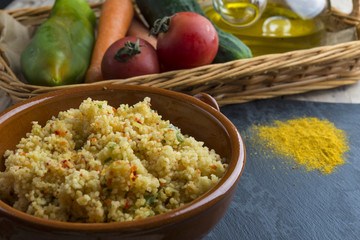 Cuscus with vegetables