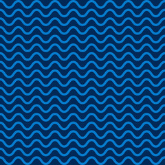 Vector pattern with lines and waves