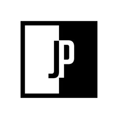 initial square half logo 