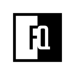 initial square half logo