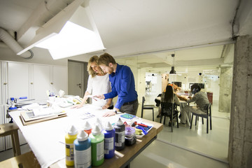 Obraz premium People working in the office