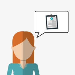 Medical care design. Health care icon. Colorful illustration