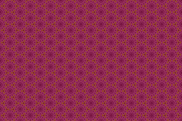 Vector ornate seamless border in Eastern style on deep violet background. Ornamental vintage pattern for wedding invitations and greeting cards. Traditional gold decor.