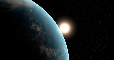 Naklejka premium Earth