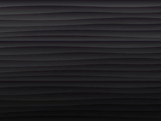 Black texture. Wavy background. Interior wall decoration.Vector