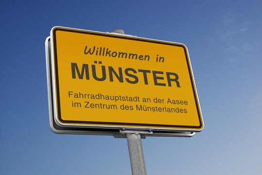 Willkommen in M&uuml;nster
Fahrradhauptstadt an der Aasee
im Zentrum des M&uuml;nsterlandes