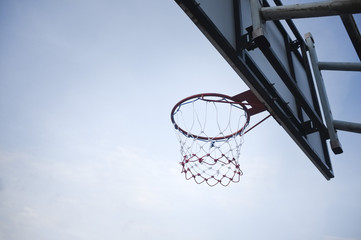 Fototapeta na wymiar Basketball hoop / Aim for goal