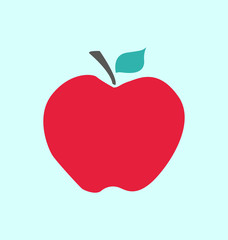 red apple