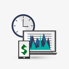 Infographic design. Business icon. Isolated illustration