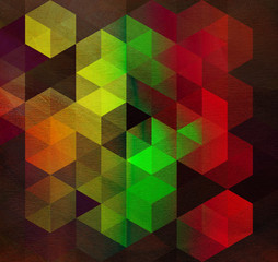 abstrakt geometrisch farben leinwand