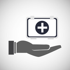 Fototapeta premium Insurance design. Safety icon. Isolated illustration