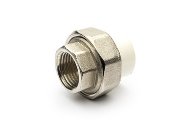 pipe fittings isolated on a white background