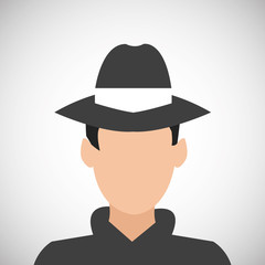 Insurance design. Safety icon. Isolated illustration