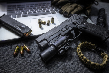 handgun