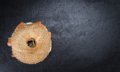 Bagel with Salmon