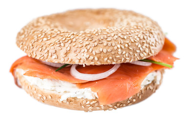 Bagel with Salmon