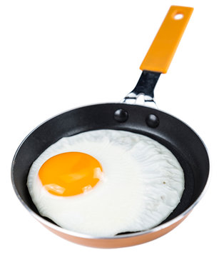 Fried Egg isolated on white