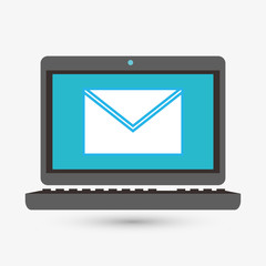 Email design. envelope icon. Isolated illustration