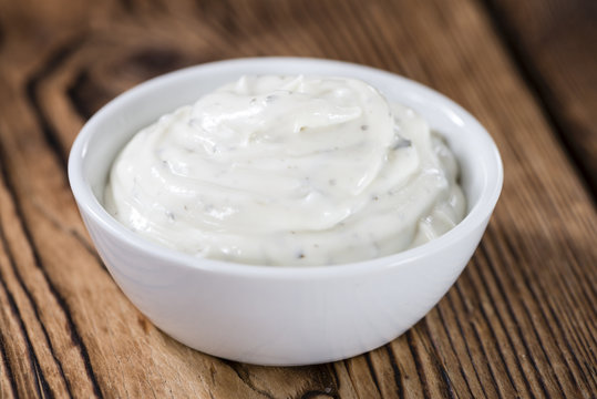 Sour Cream with fresh herbs