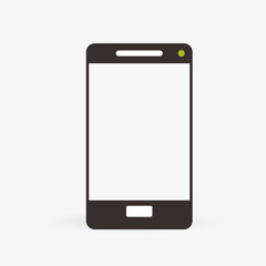 Smartphone design. Technology icon. Isolated illustration