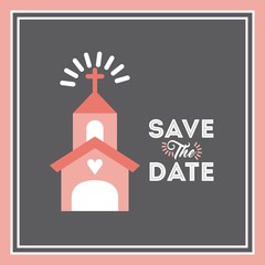 wedding invitation icon  design 