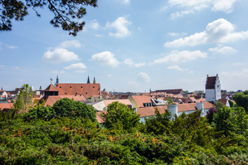 Fototapeta na wymiar Blick auf Ingolstadt