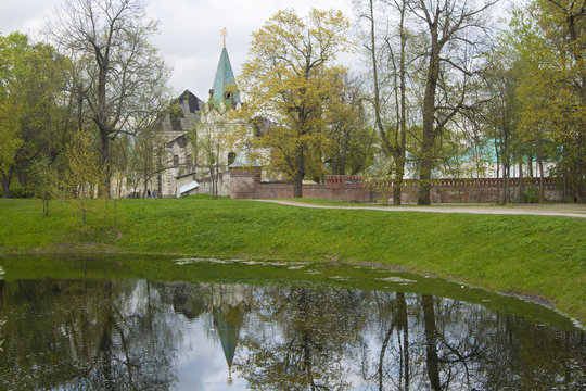 Early spring in Fyodorovsky gorodok (Fyodor town) in Pishkin