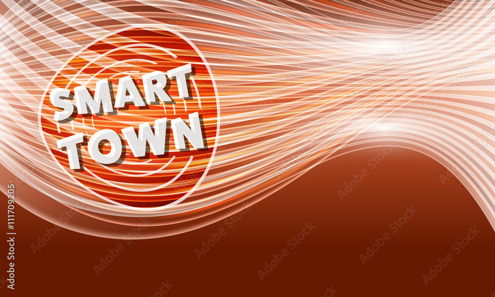 Poster vector modern abstract background with transparent lines and sma