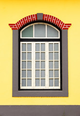 Architectural detail in the old town of Faro - Capital of Algarve - Portugal, Europe