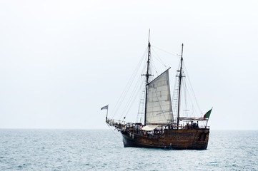 Fototapeta na wymiar Harbor of Lagos, Algarve, Portugal