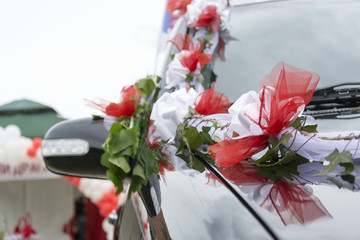 Wedding car decoration