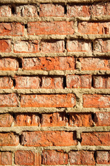The image of brick texture