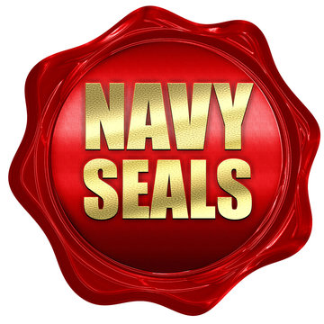 Navy Seals, 3D Rendering, A Red Wax Seal