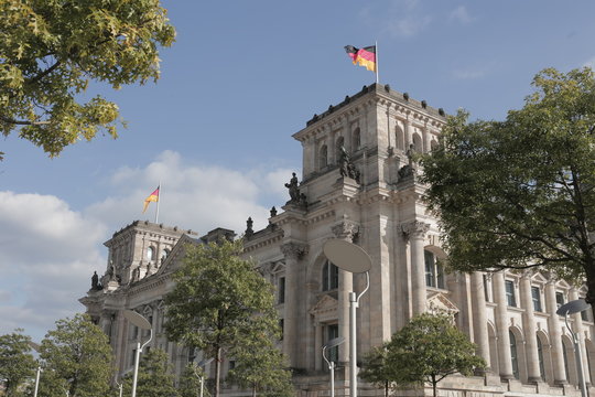 Sunny day, german flag 