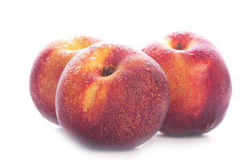 nectarines isolated 