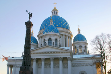 Fototapeta na wymiar Cathedral of the Trinity. Saint-Petersburg. Russia