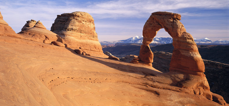 Sandstone arche in Arches nationalpark, Utah, USA