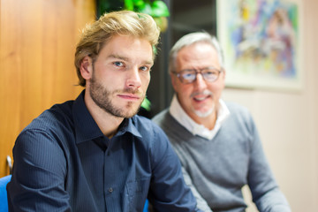 Business people at work during a meeting