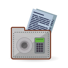 Fototapeta premium Data Security design. Protect icon. Data center illustration