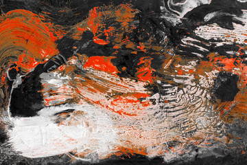 brush to paint the picture. paint brushes