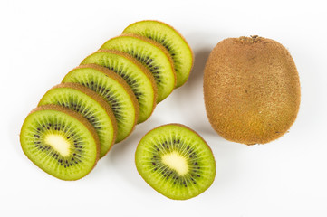 Kiwi fruit sliced