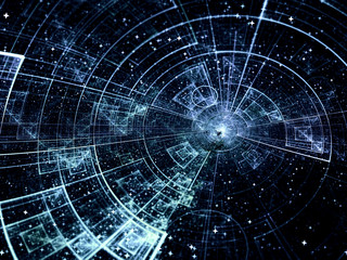 Abstract cosmos fractal - digitally generated image