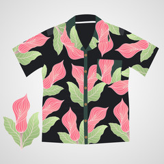 hawaii shirt vector