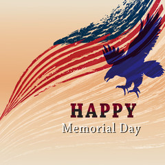 Obraz premium Happy Memorial day.