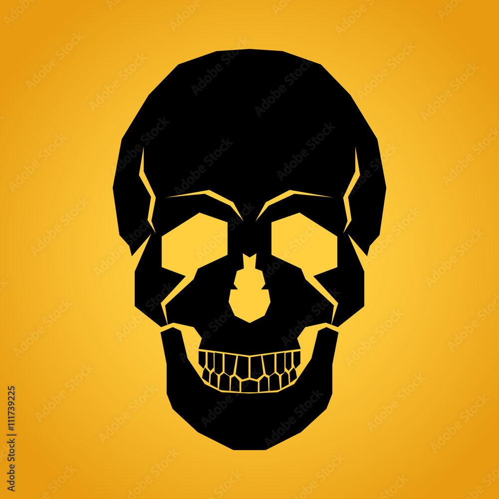 Canvas Prints Skull logo