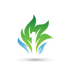 Number One Leaf Logo