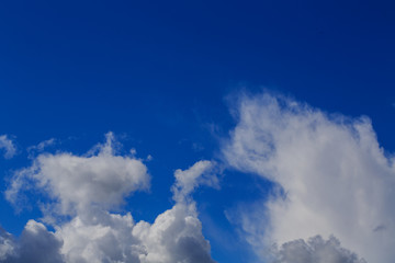 Blue sky with cloud
