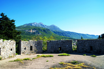 On the tower of the fortress Spanjola (Herceg Novi, Montenegro)