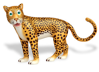  look at camera Leopard cartoon character
